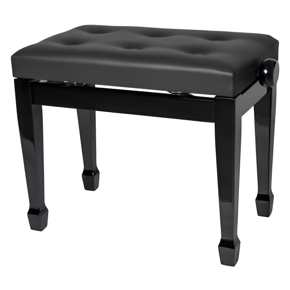 Banqueta Piano Pianova Ps-01M Negro Brillo