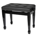 Banqueta Piano Pianova Ps-01M Negro Brillo