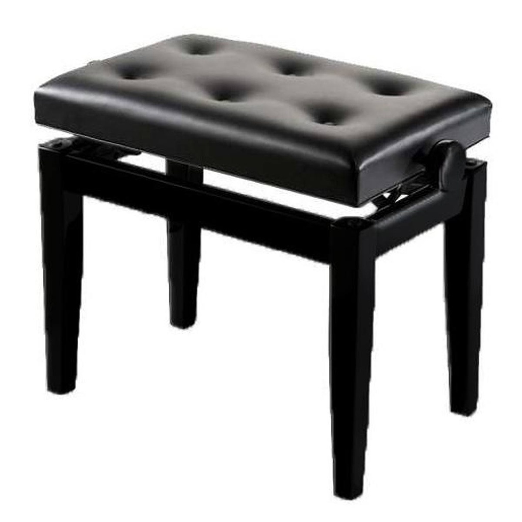 Banqueta Piano Pianova Ps-01 Negro Brillo