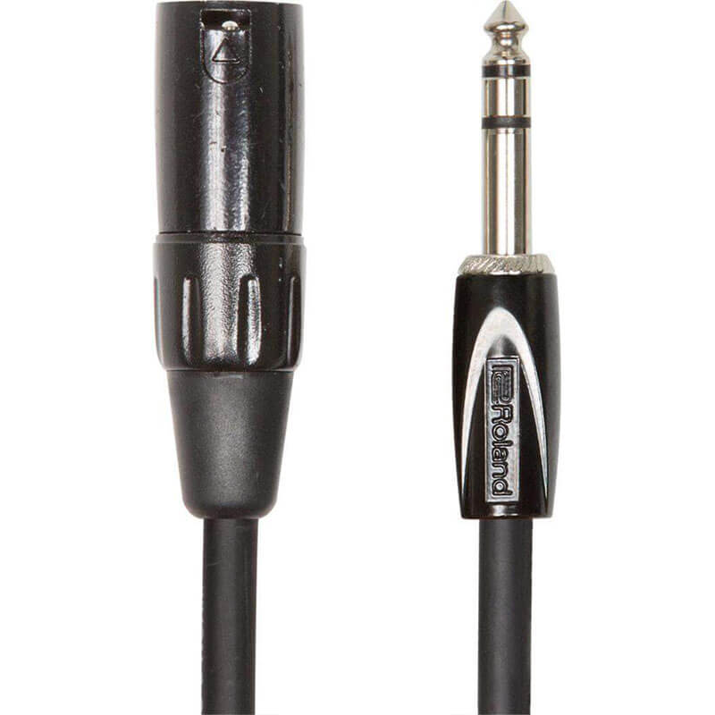 Cable Roland Rcc-10-Trxm 1/4"" Trs M/ Xlrm 1/4"" 3M