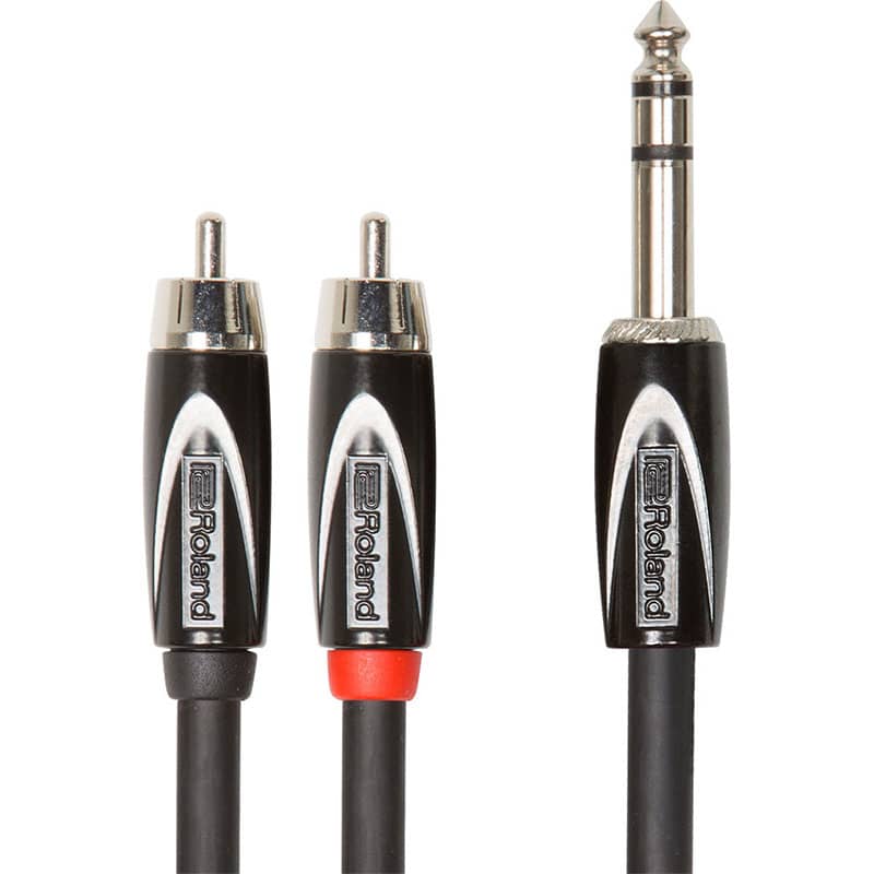 Cable Roland Rcc-5-Tr2R Trs(M)-Rca (Dual) 1.5M