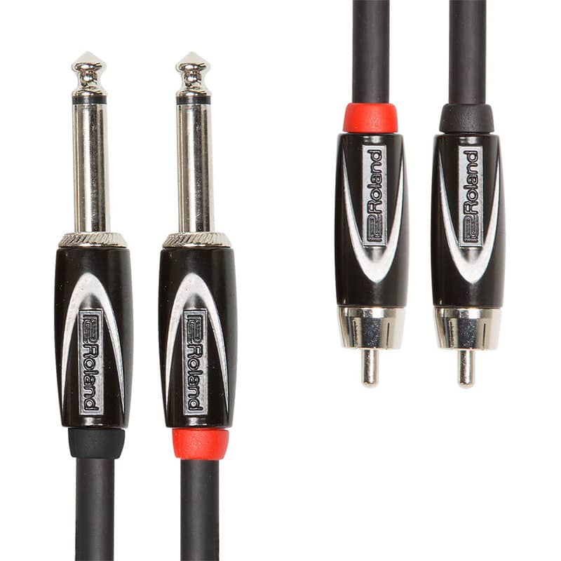 Cable Roland Rcc-3-2R28 Dual Rca/Dual 1/4 - 1M.