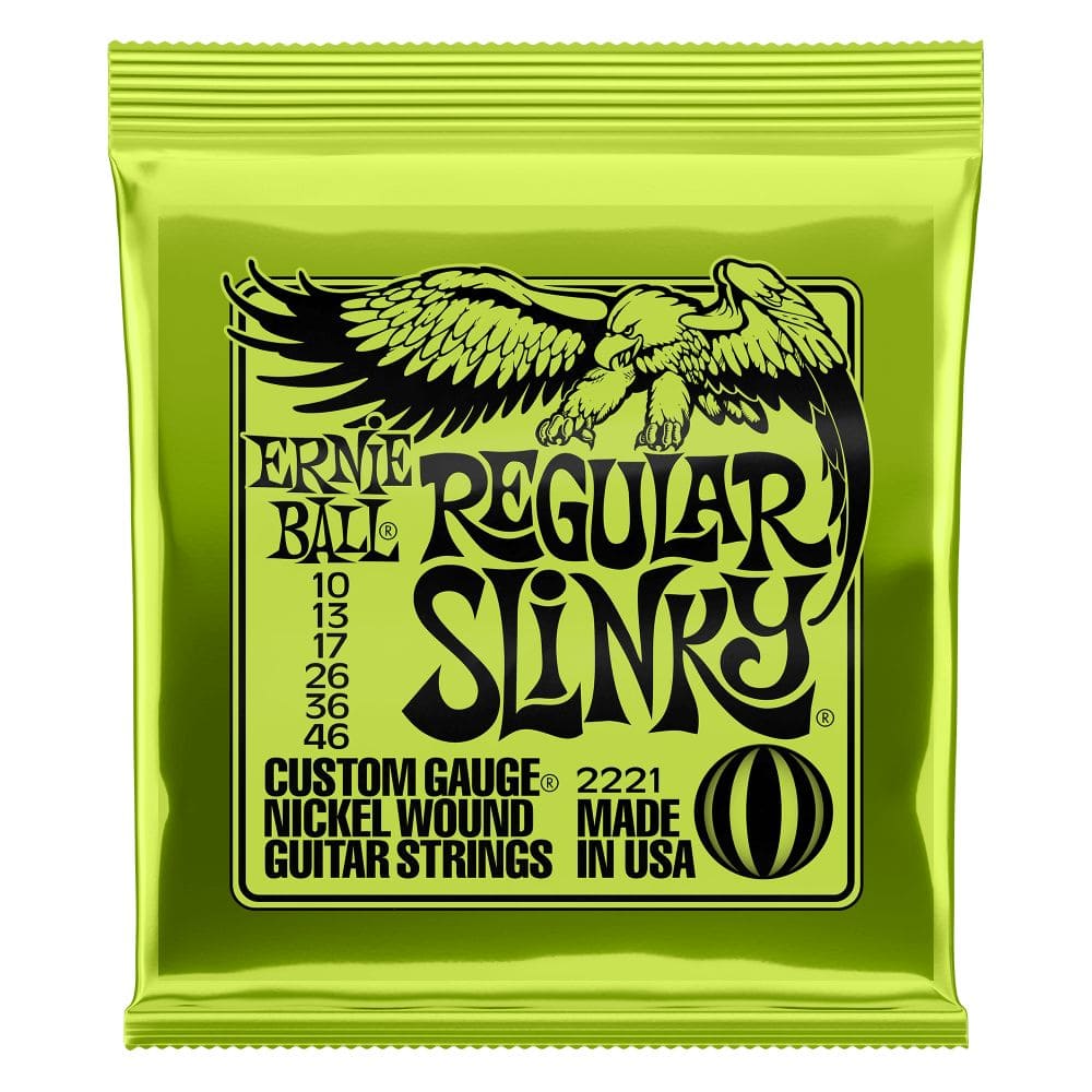 Juego Cuerdas Eléctrica Ernie Ball 10-46 Regular Slinky 2221
