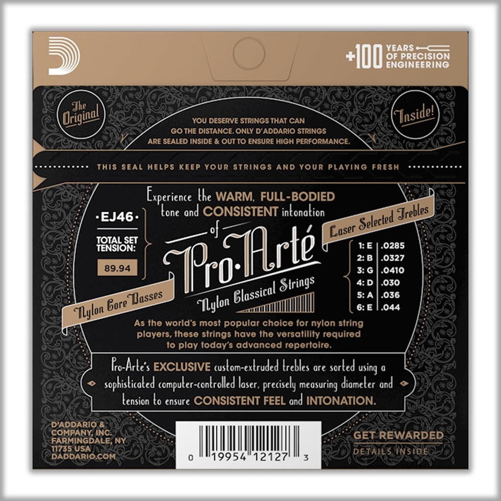 Juego Cuerdas D'Addario Ej-46 Tensión Fuerte