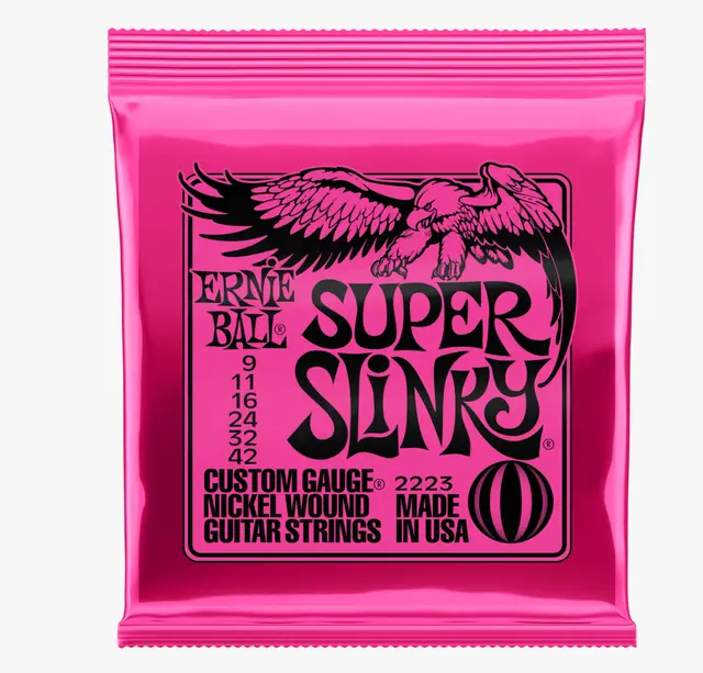 Juego Cuerdas Eléctrica Ernie Ball 9-42 Sup. Slinky 2223