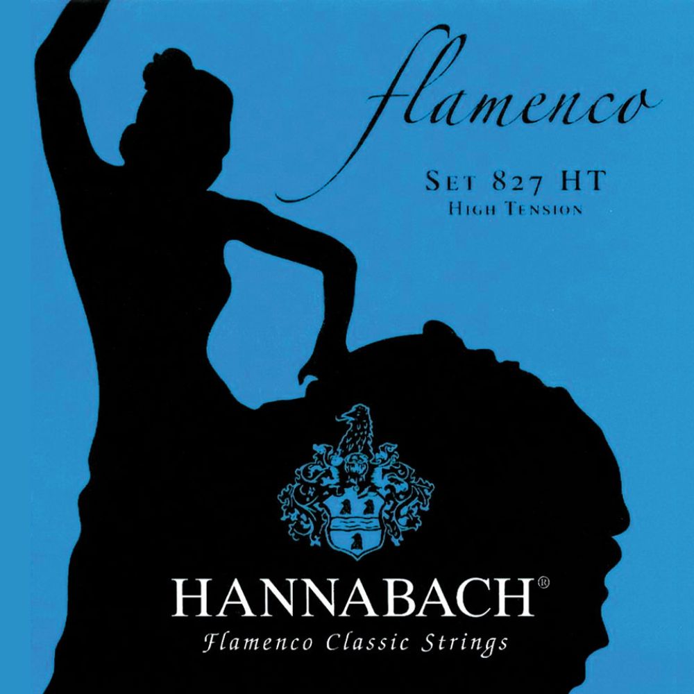 Juego Cuerdas Hannabach 827-HT Azul Flamenco