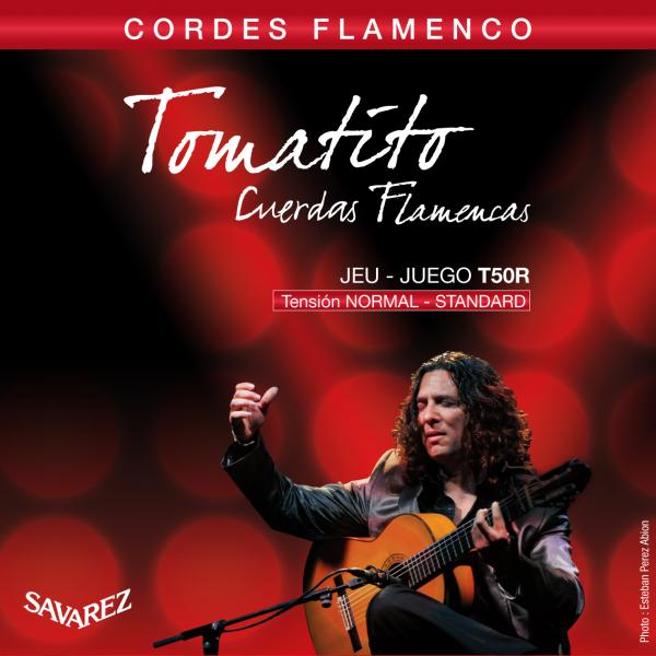 Juego Cuerdas Savarez T-50R Tomatito Flamc.Normal