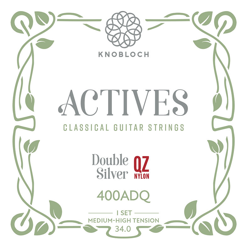 JUEGO CUERDAS KNOBLOCH 400ADQ QZ NYLON MEDIUM HIGH