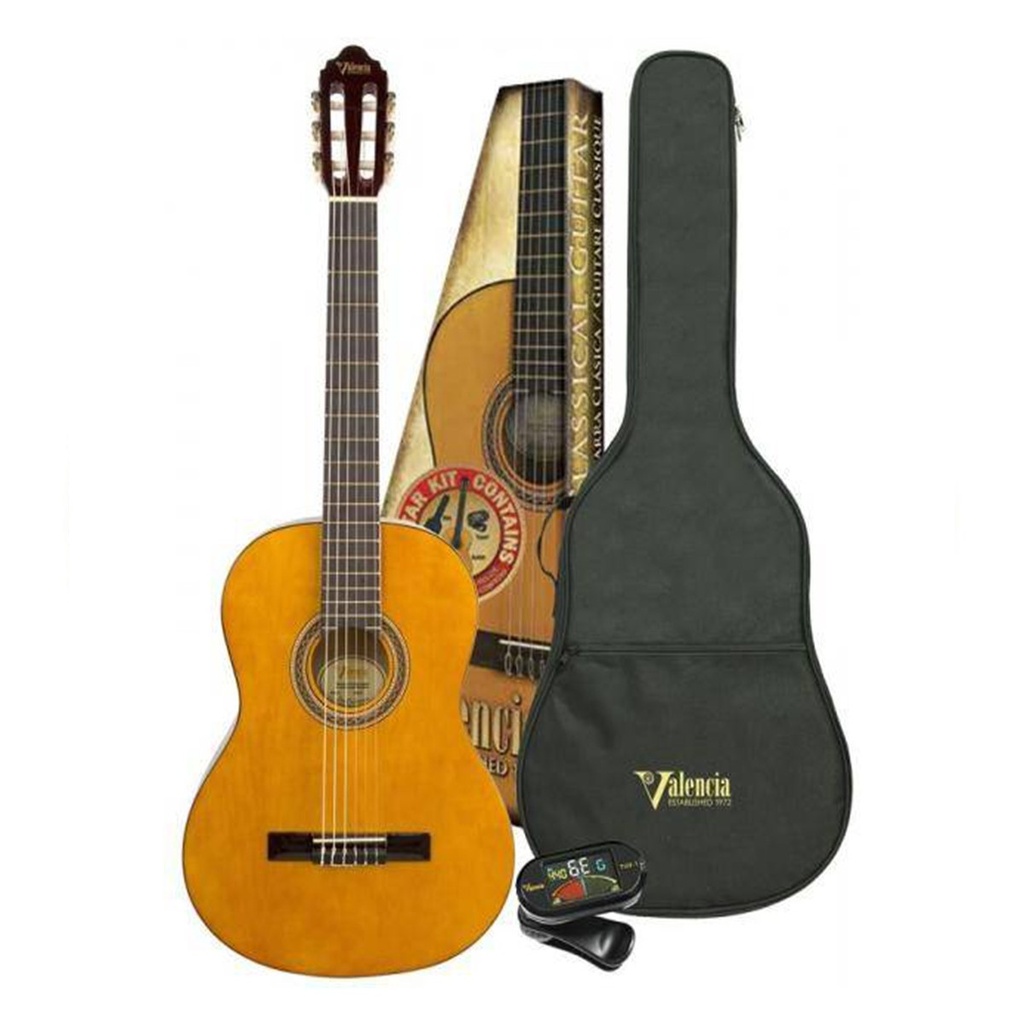 Pack Guitarra Valencia Vc-101/Nat 1/4 Natural