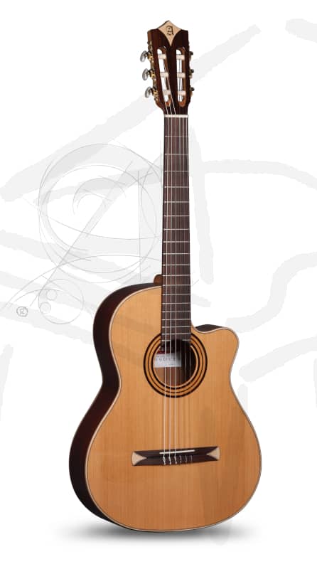 Guitarra Alhambra Cs-1 Cw E1 Crossover + Funda