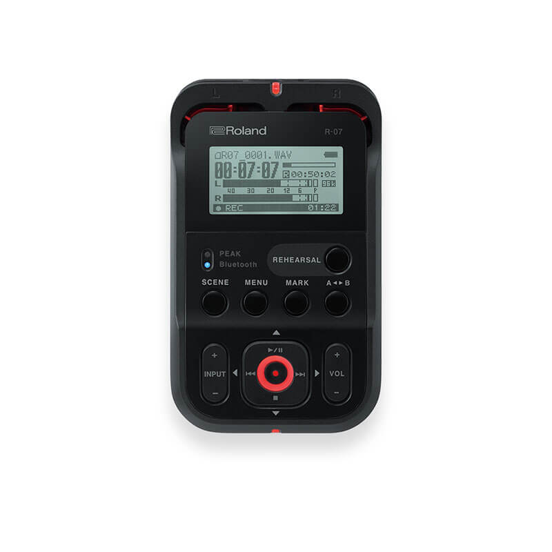 Grabador Roland R-07 Bk Portatil