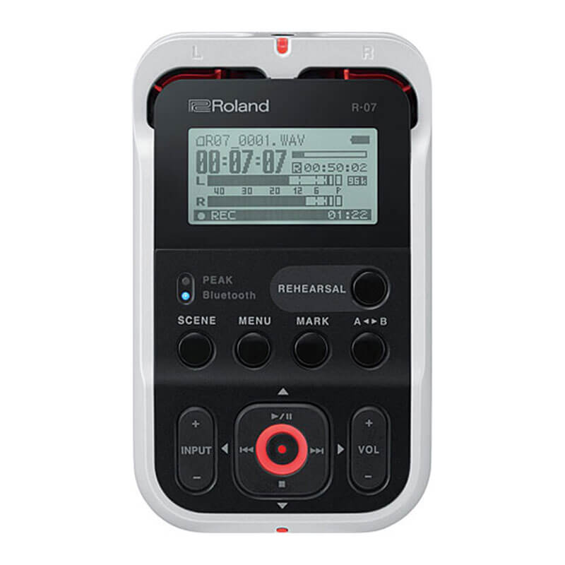Grabador Roland R-07 Wh Portatil