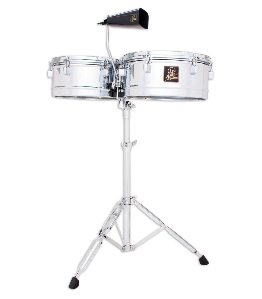 Timbales Lp Aspire Lpa-256 13"&14" Steel/Chrome