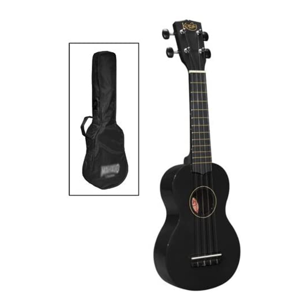 Ukelele Korala Uks-30-Bk Negro