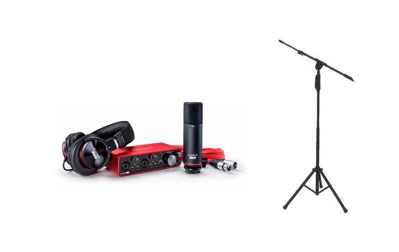 Pack Interface Audio Focusrite Scarlett 2I2 Studio 3Rd Gen Free Stand Bundle