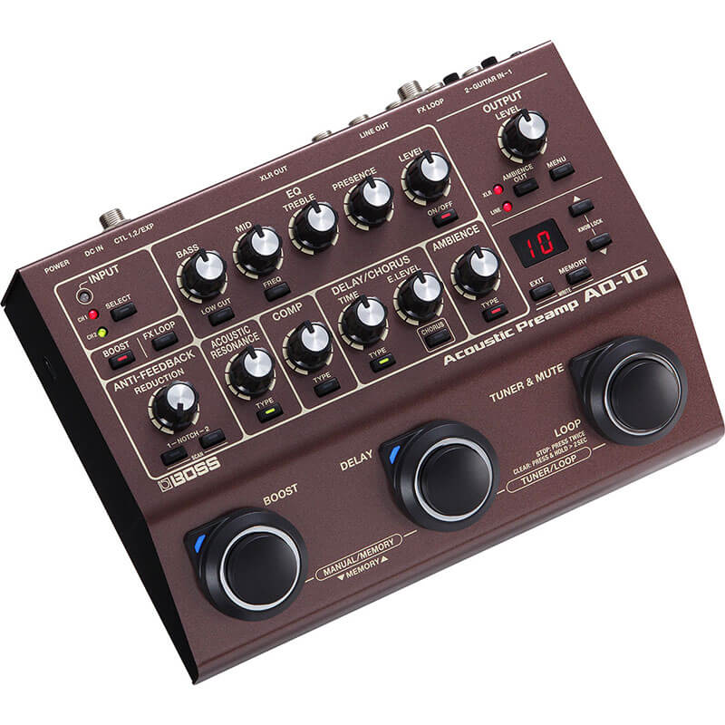 Pedalera Guitarra Boss Ad-10 Acoustic Preamp