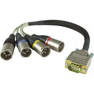 Cable Focusrite 9Pin-4Xlr M Para Oct/Isa