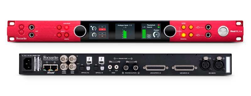 Interface Focusrite Thunderbolt Red8Line