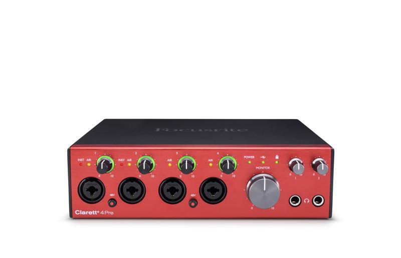 Interface Audio Focusrite Clarett+ 4Pre