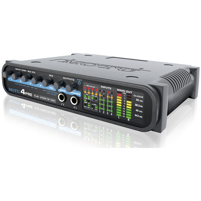 INTERFACE DE AUDIO MOTU 4 PRE HYBRID