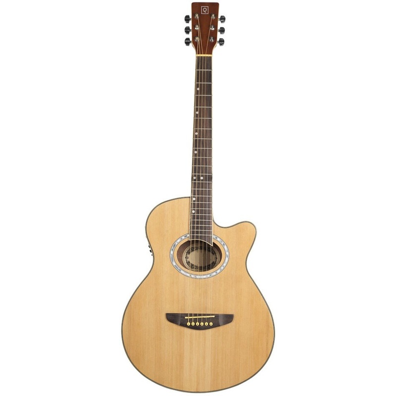 Guitarra Electroacústica Oqan Qga-40Ce Nat