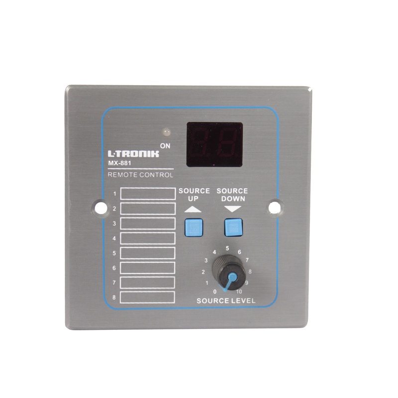 Panel De Control De Sonido L-Tronik Mx-881