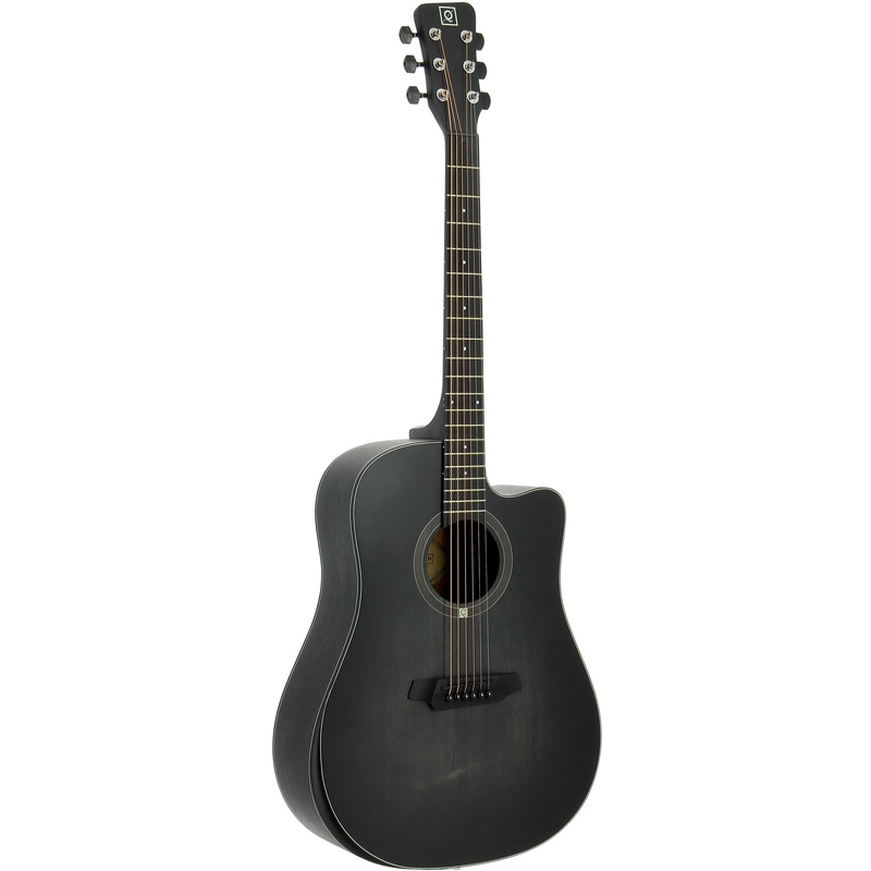 Guitarra Acustica Oqan Qga-101 Bk