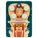 Pedal Fuzz Orange Fur Coat