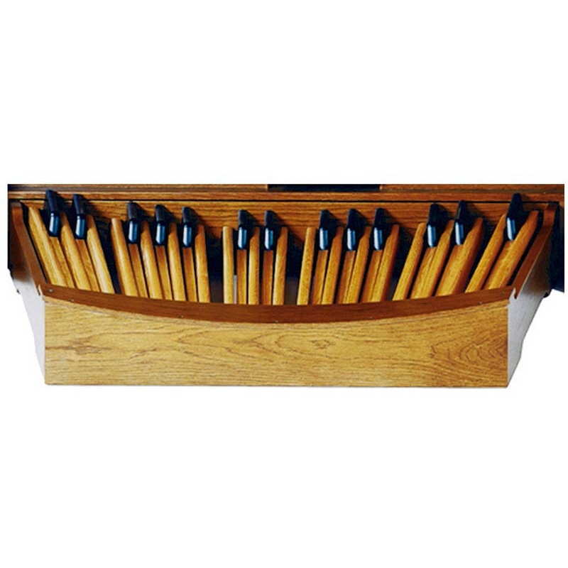 Pedalera Viscount 32 Radial Concava Roble Oscuro