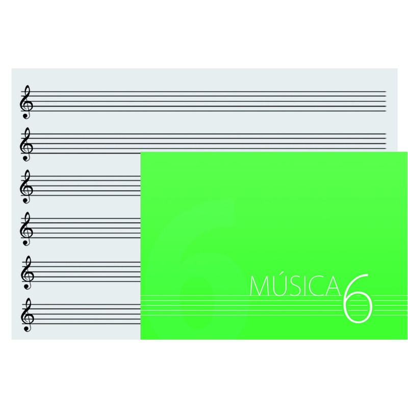 Papel Pautado Oqan Music Sheet