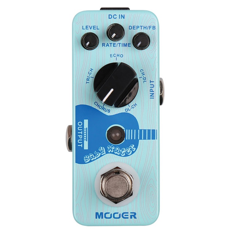 Pedal De Chorus Y Delay Mooer Baby Water Delay Y Chorus Acústico