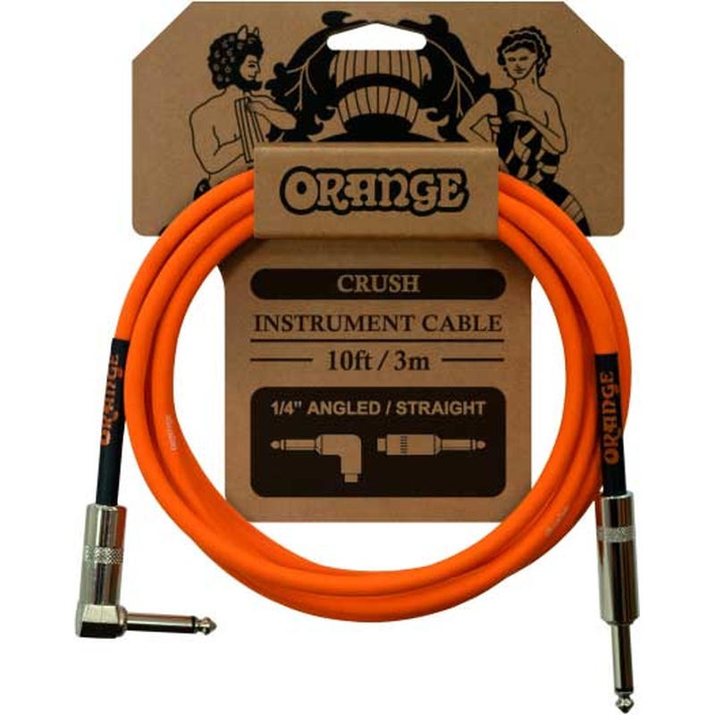 Cable De Instrumento Orange Crush 3M Instr Angled-Straight