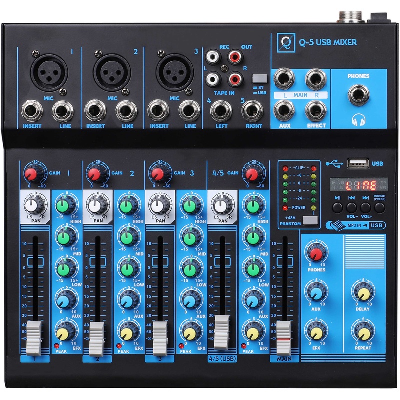 Mesa De Mezclas Oqan Q5 Mk2 Usb