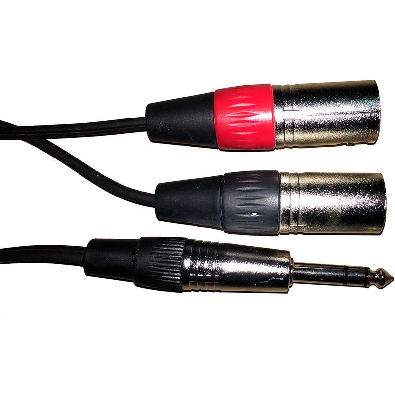 Cable Adaptador En Y Oqan Qabl Jps-03-2Xlr