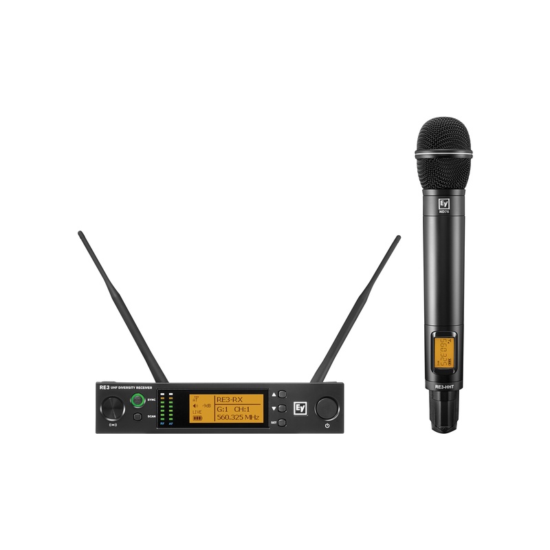 Microfonía Inalámbrica De Mano Electro Voice Re3-Nd76