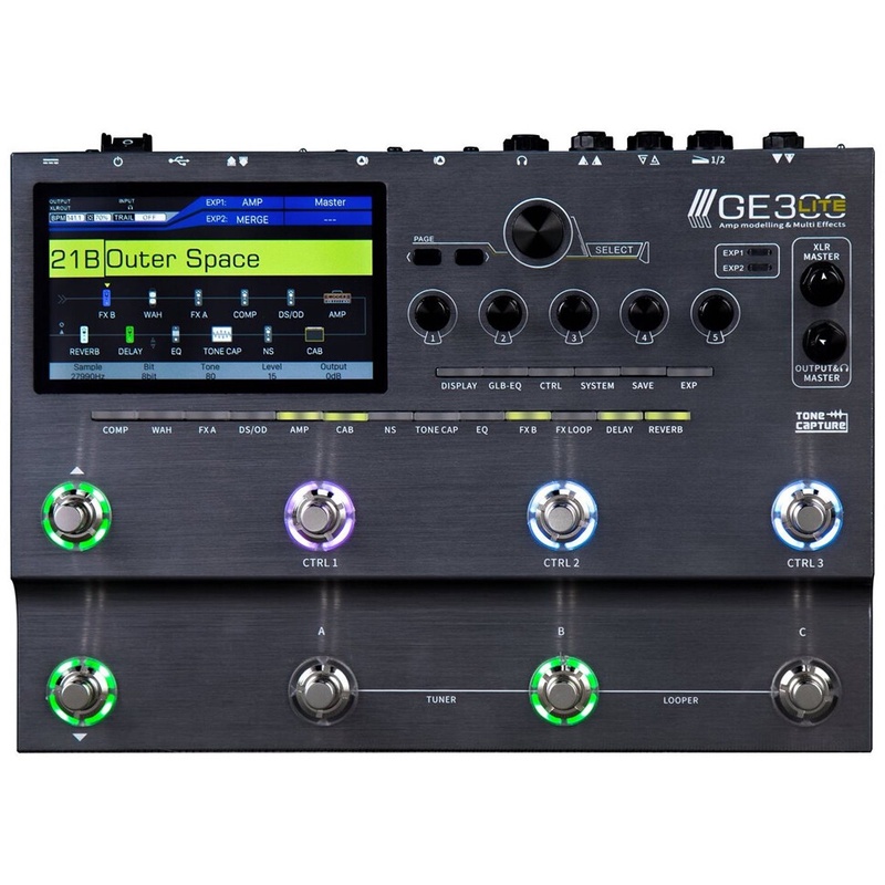 Pedalera Multi-Efectos De Suelo Para Guitarra Mooer Ge300 Lite