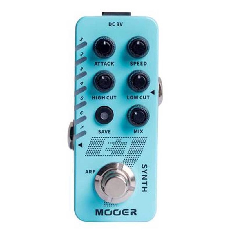 Pedal Gitar Synthetizador Mooer E7 Polyphonic Guitar Synth