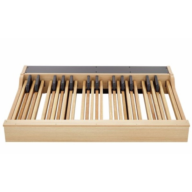 Pedalera De Bajos Viscount 30 Notas Recta Roble Claro