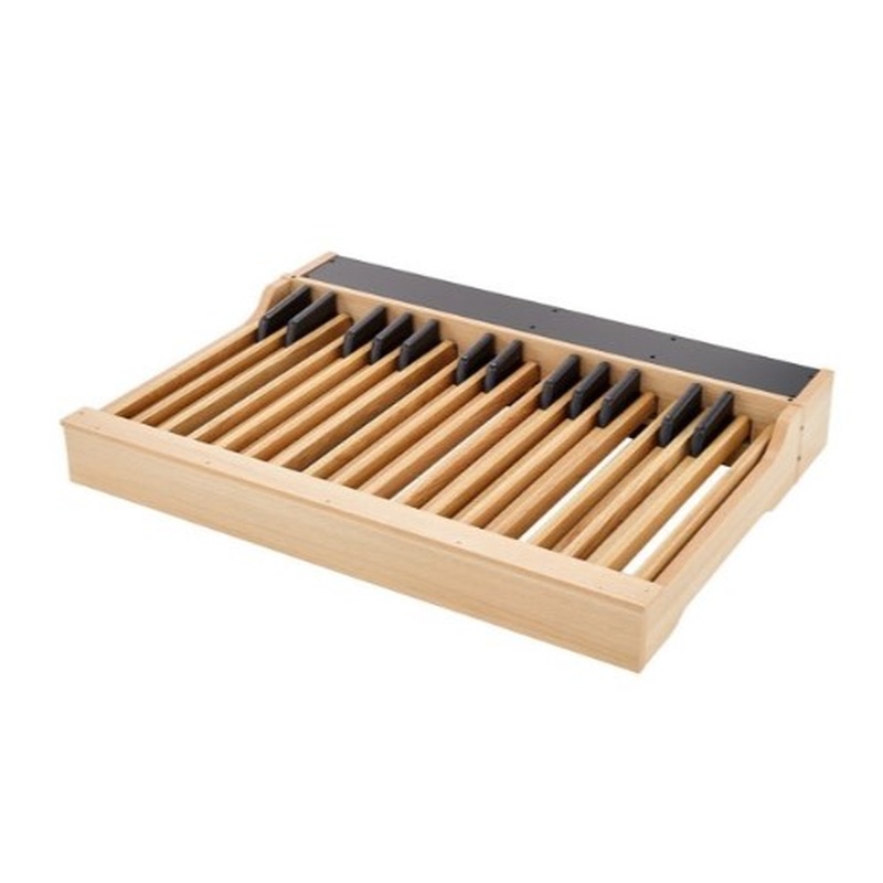 Pedalera De Bajos Viscount 30 Notas Midi Recta Roble Claro