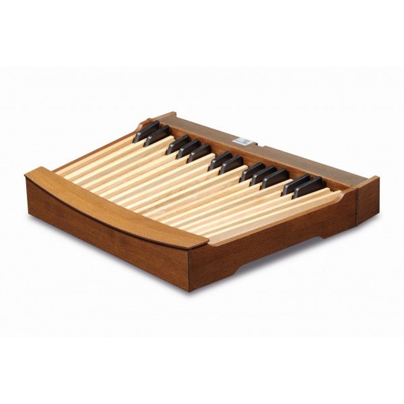 Pedalera De Bajos Viscount 30 Radial Concava Roble Oscuro