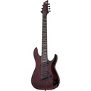 Guitarra Eléctrica Schecter C-7 Ms Silver Mountain Bm Blood Moon