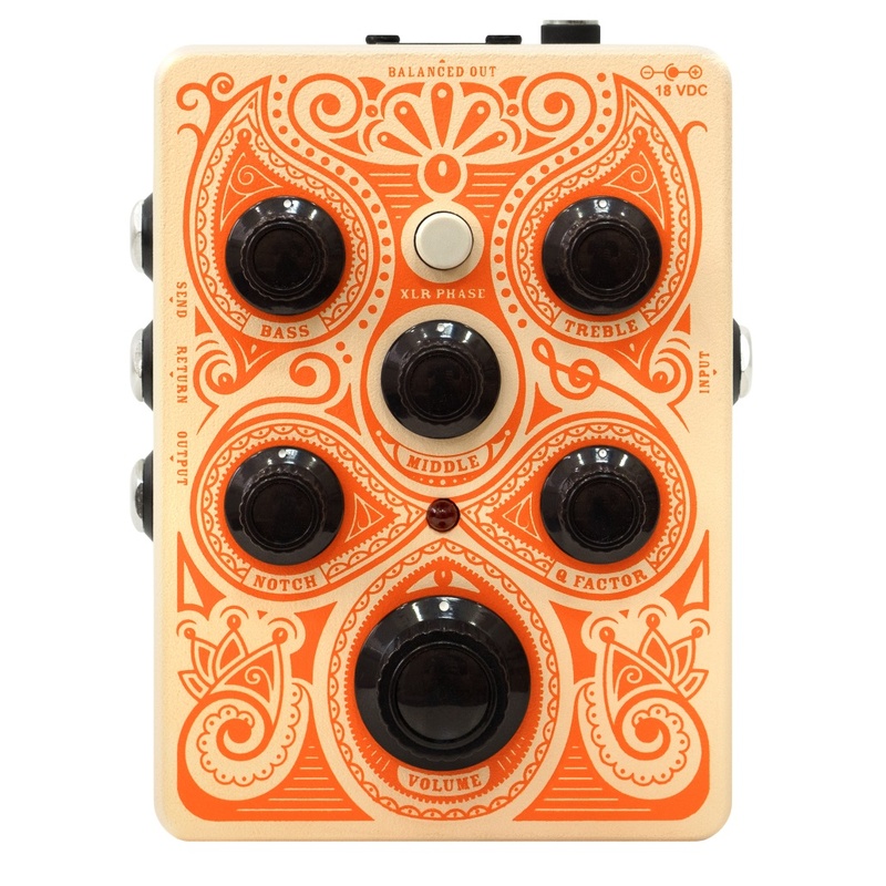 Pedal De Preamplificador Acústico Orange Acoustic Pedal
