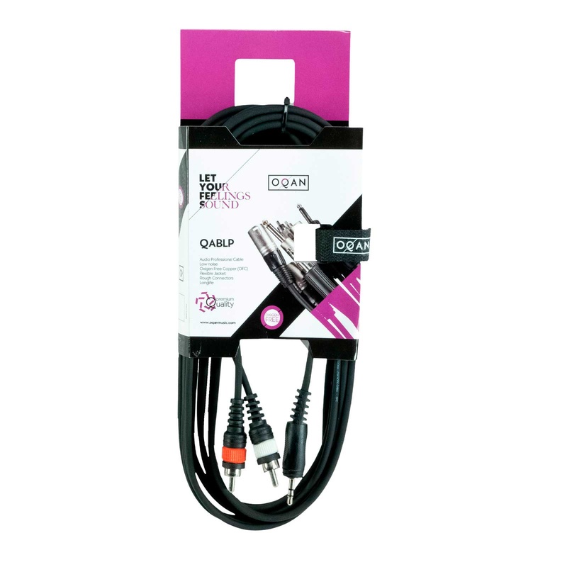 Cable Mini-Jack Oqan Qablp Mjst - 3 - 2Rca Mold