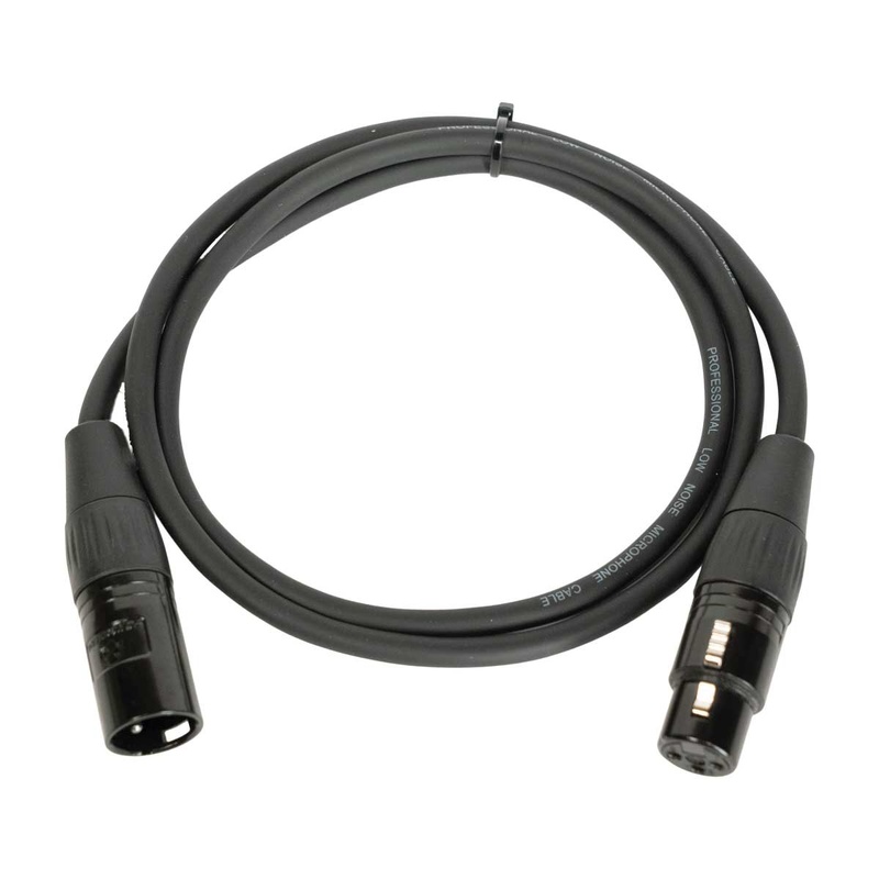 CABLE DE MICROFONO OQAN QABLP XLRM-5-XLRF BK