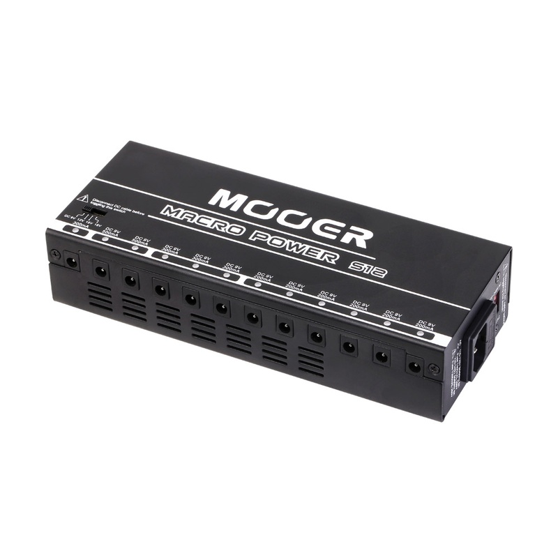 Alimentador De Pedal Mooer Macro Power S12 12 Puertos