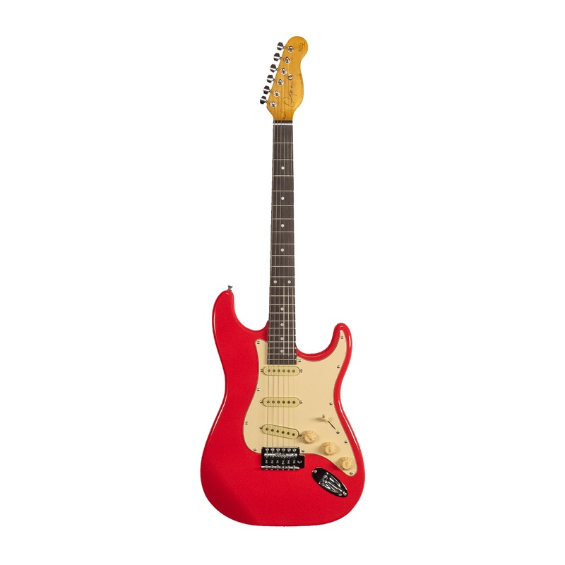 Guitarra Eléctrica Oqan Riff Series Qge-Rst2 Red