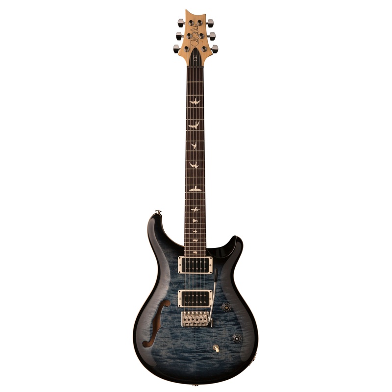 Guitarra De Cuerpo Semi-Hueco Prs Guitars Ce24 Sh Faded Blue Smokeburst