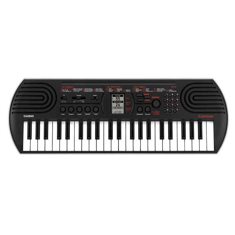 Teclado Casio Sa-81 Bk Wh