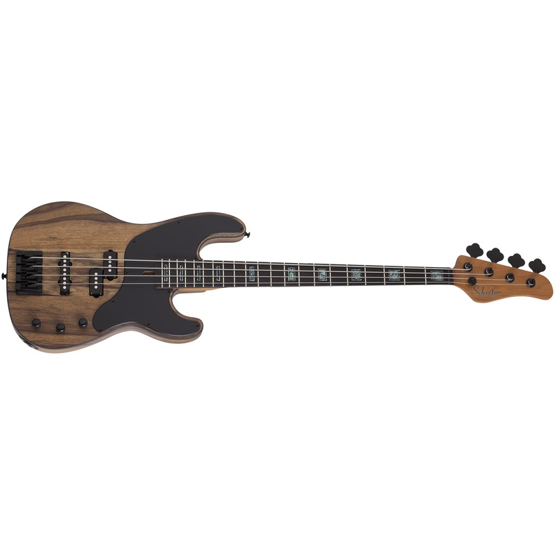 Bajo De 4 Cuerdas Schecter Model-T 4 Exotic Black Limba Bk