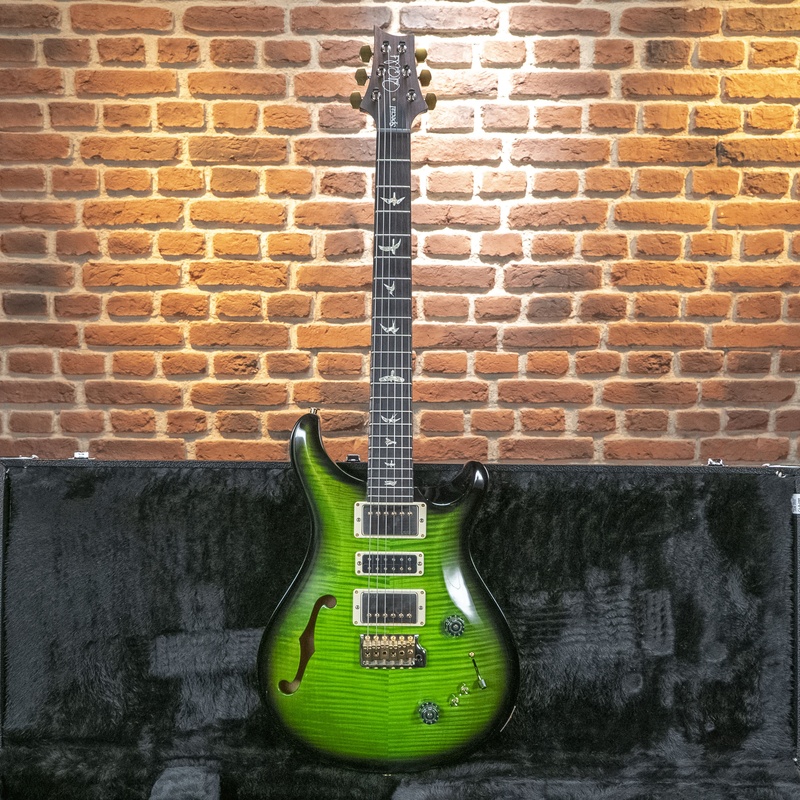 Guitarra De Cuerpo Semi-Hueco Prs Guitars Special 22 Semihollow 10 Cc Eriza Verde Smokeburst